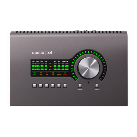Universal Audio Apollo x4 Hardware manual