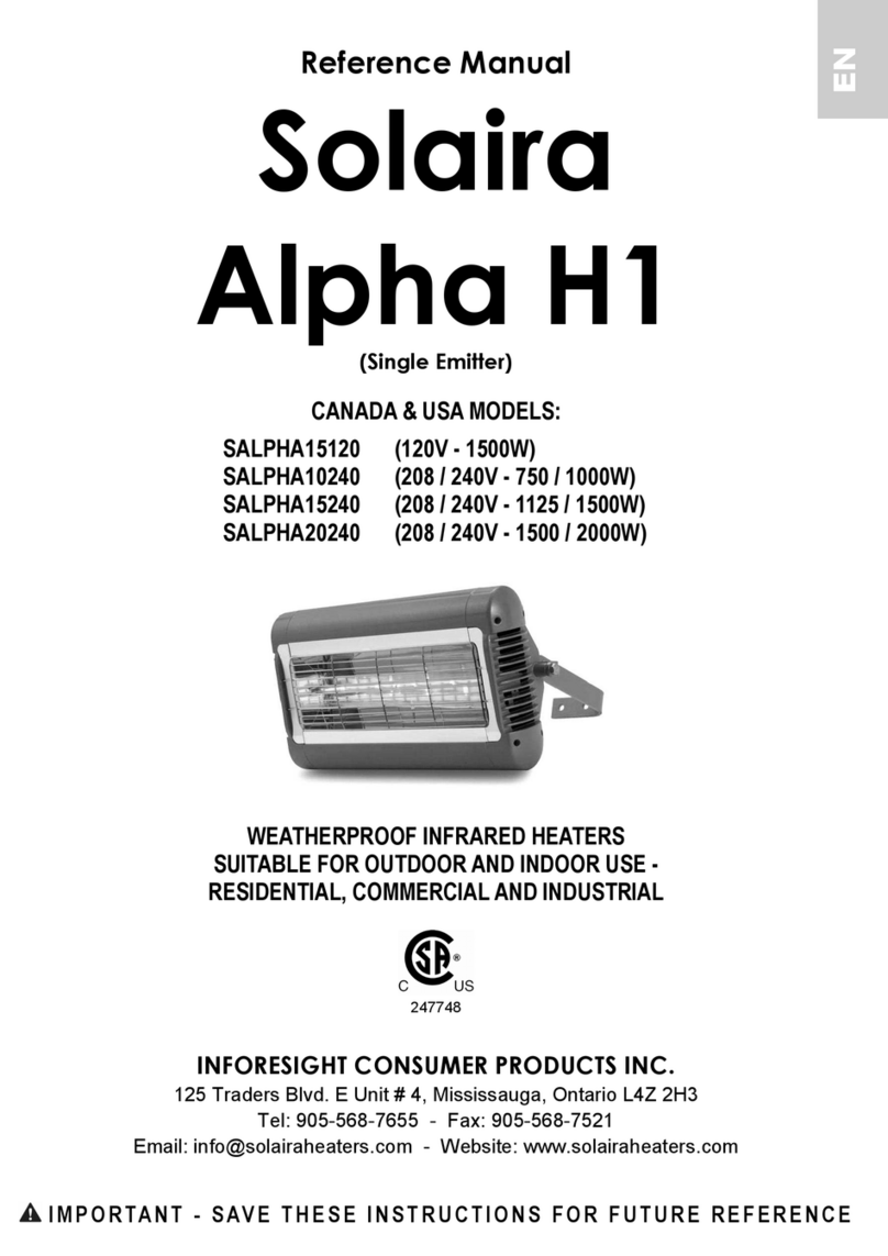 Inforesight Solaira Alpha H1 Series Reference manual