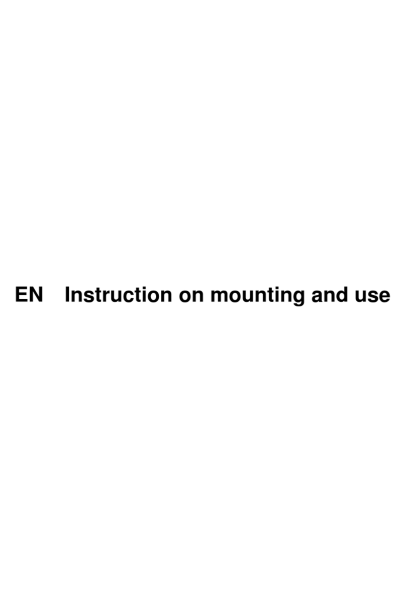 ELICA SPOT TC 3V 90 LTW TURBO Instruction on mounting and use