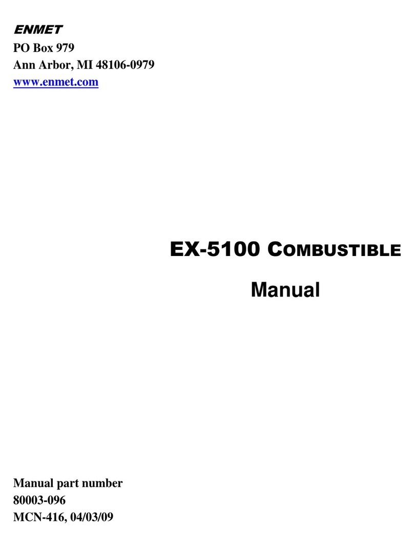 ENMET EX-5100 manual