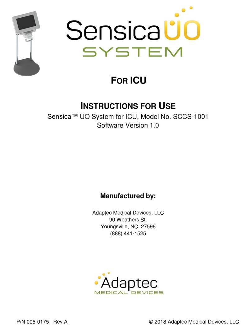 Adaptec Sensica UO Instructions for use