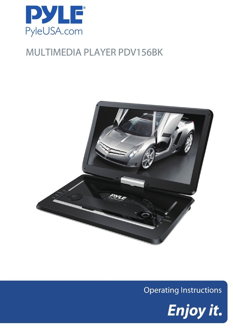 Pyle PDV156BK User manual