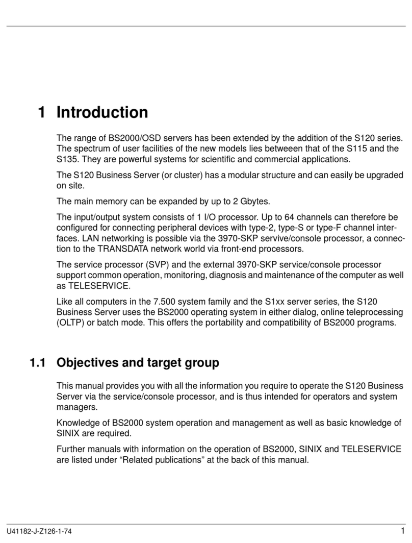 Fujitsu S120 Series User manual
