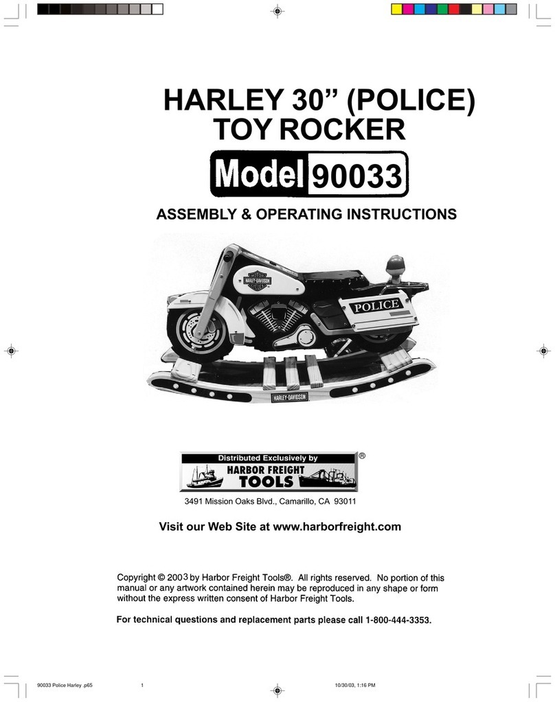 Harbor Freight Tools 90033 Quick reference guide