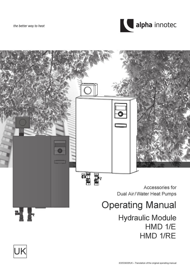 Aplha Innotec HMD 1/E operating manual