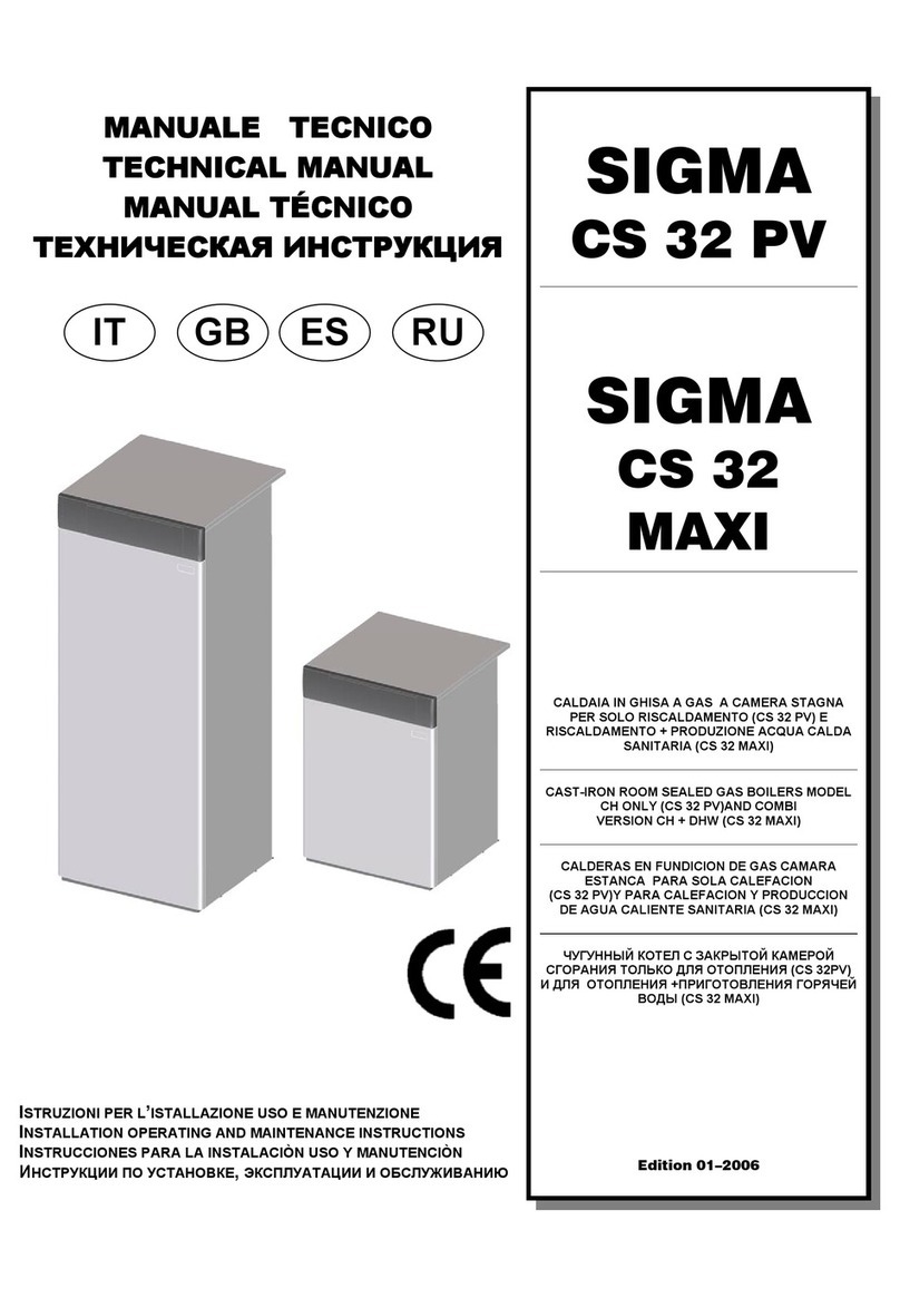 Biasi SIGMA CS 32 PV User manual