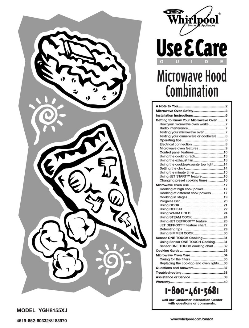 Whirlpool YGH8155XJ Use & care guide