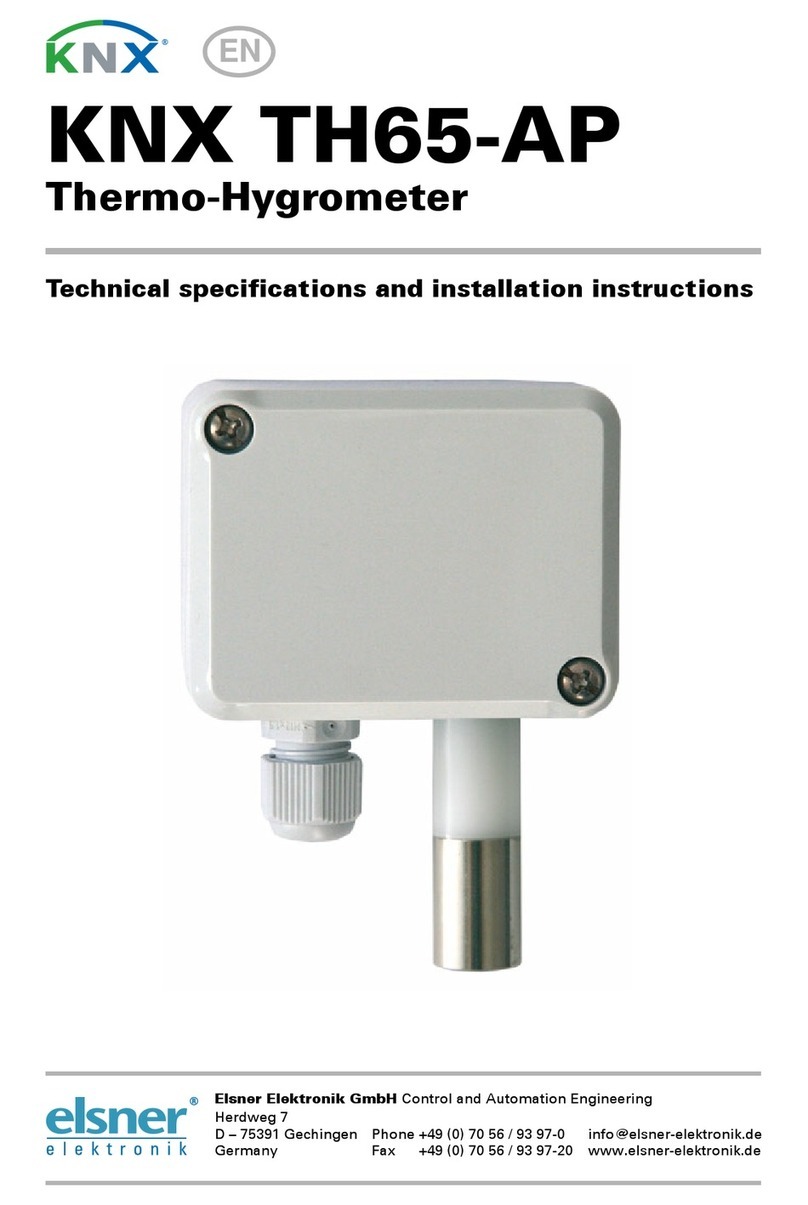 KNX TH65-AP Technical specifications and installation instructions