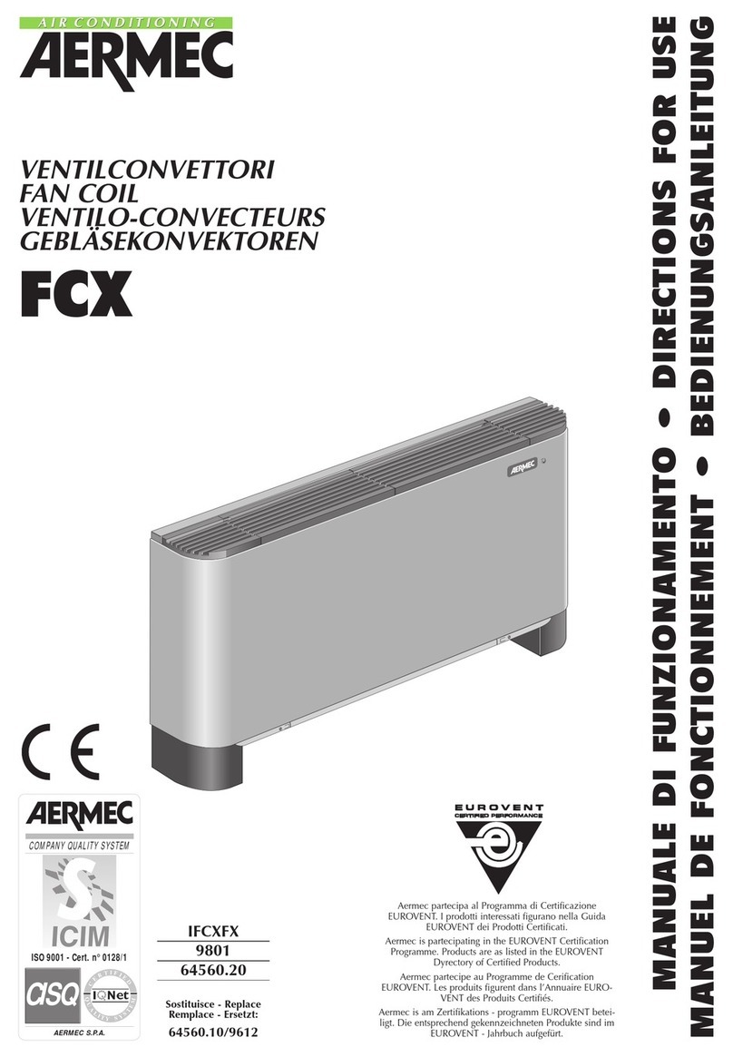 AERMEC FCX Manual