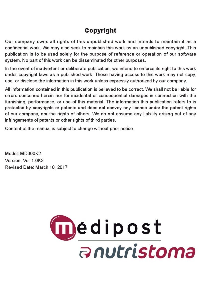 Medipost-Nutristoma MD300K2 instruction manual
