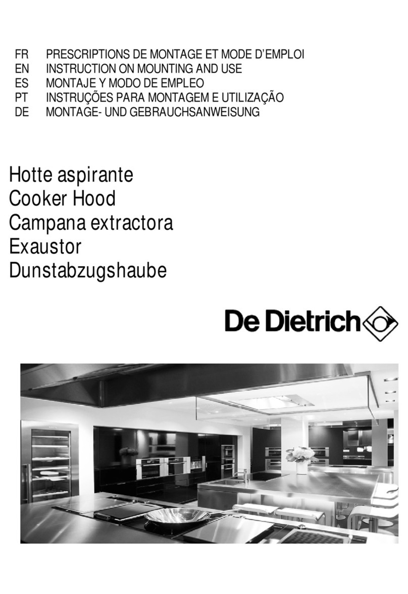 DeDietrich DTH1119X Technical manual