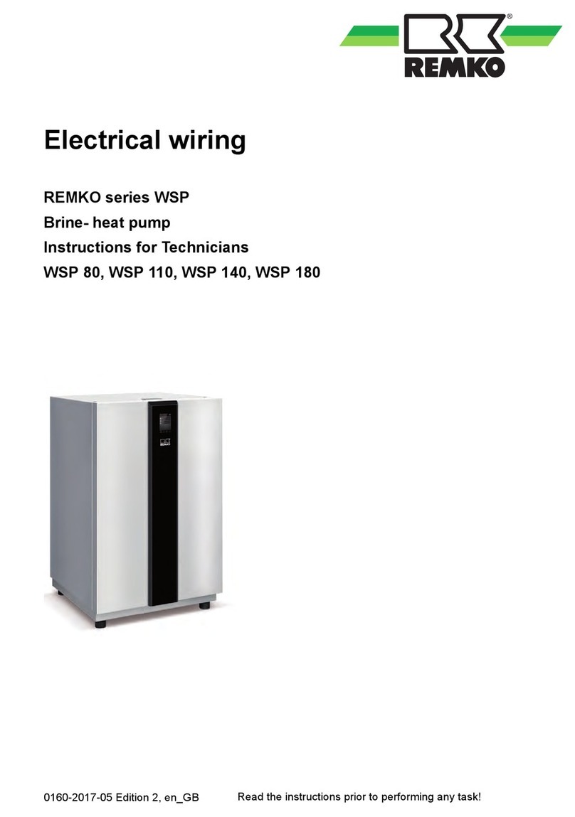 REMKO WSP Series Instructions for Technicians