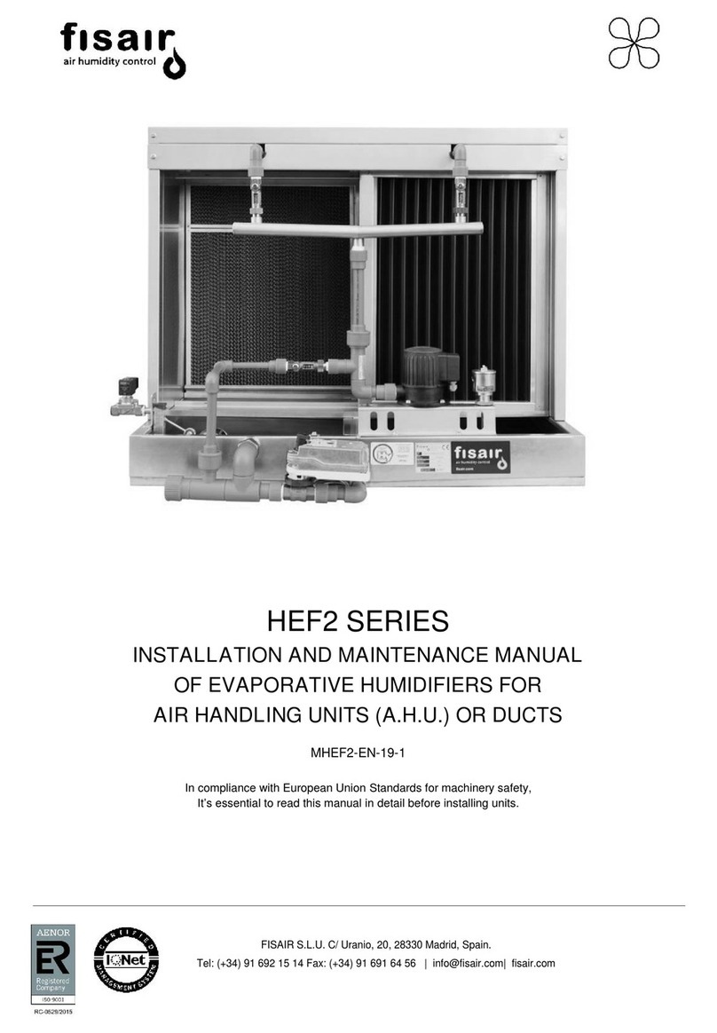 fisair HEF2 SERIES Installation and maintenance manual