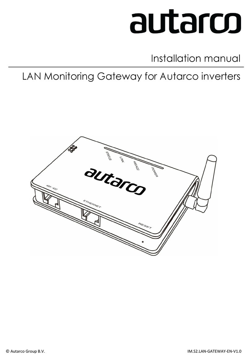 Autarco S2.LAN-BOX installation manual