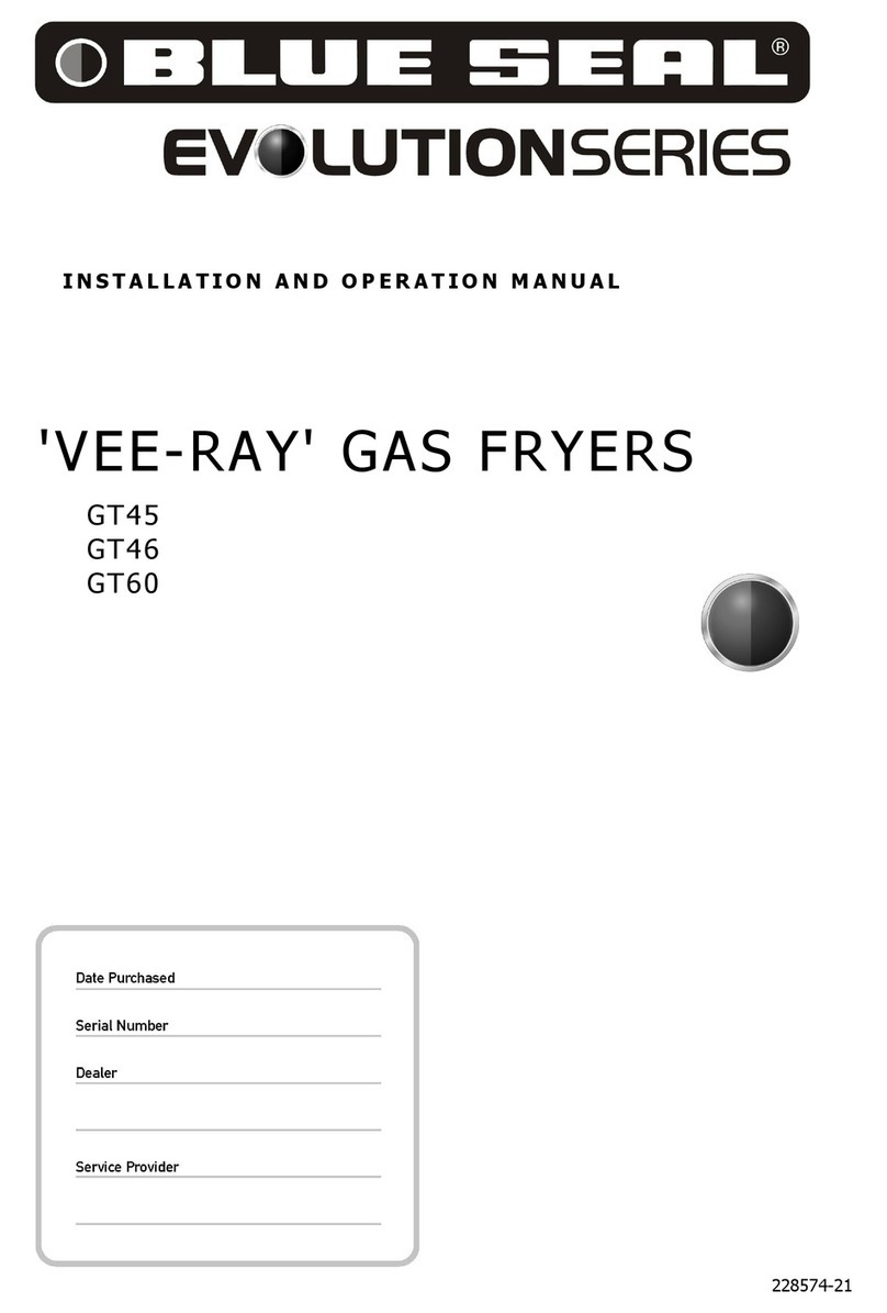 Blue Seal Evolution Series Installation and operation manual