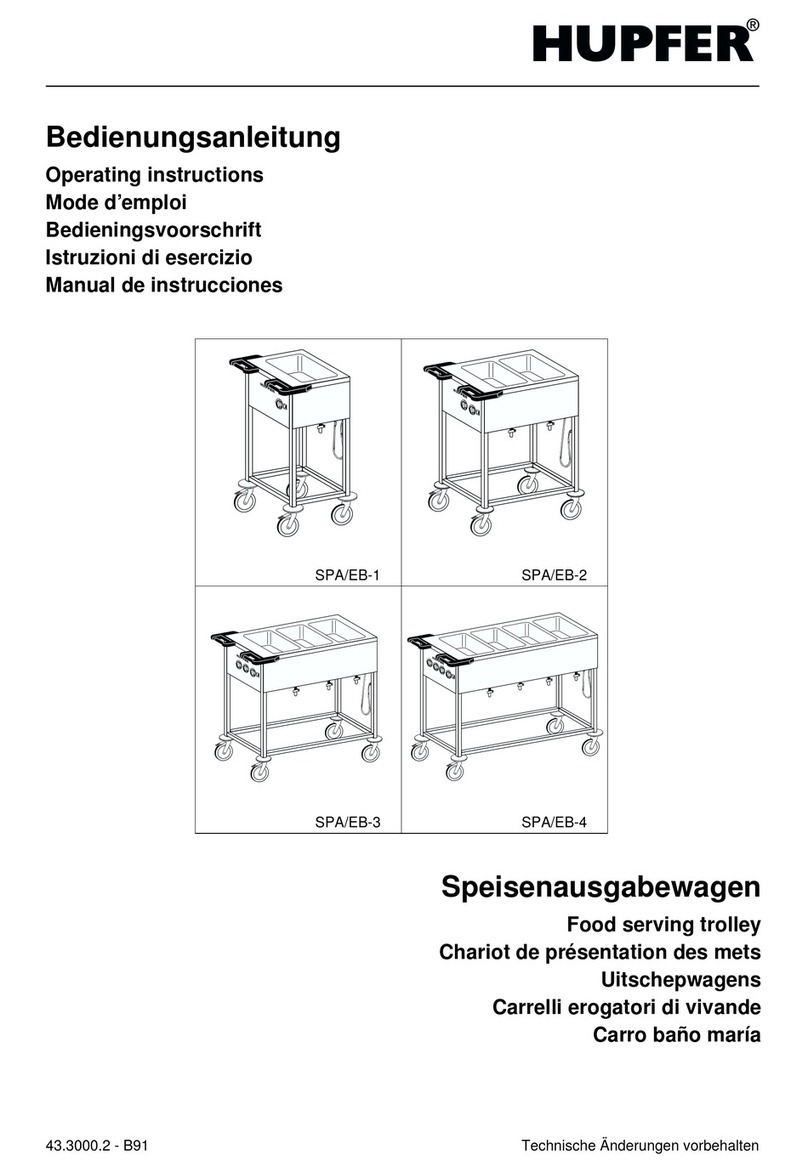 Hupfer SPA/EB-1 operating instructions