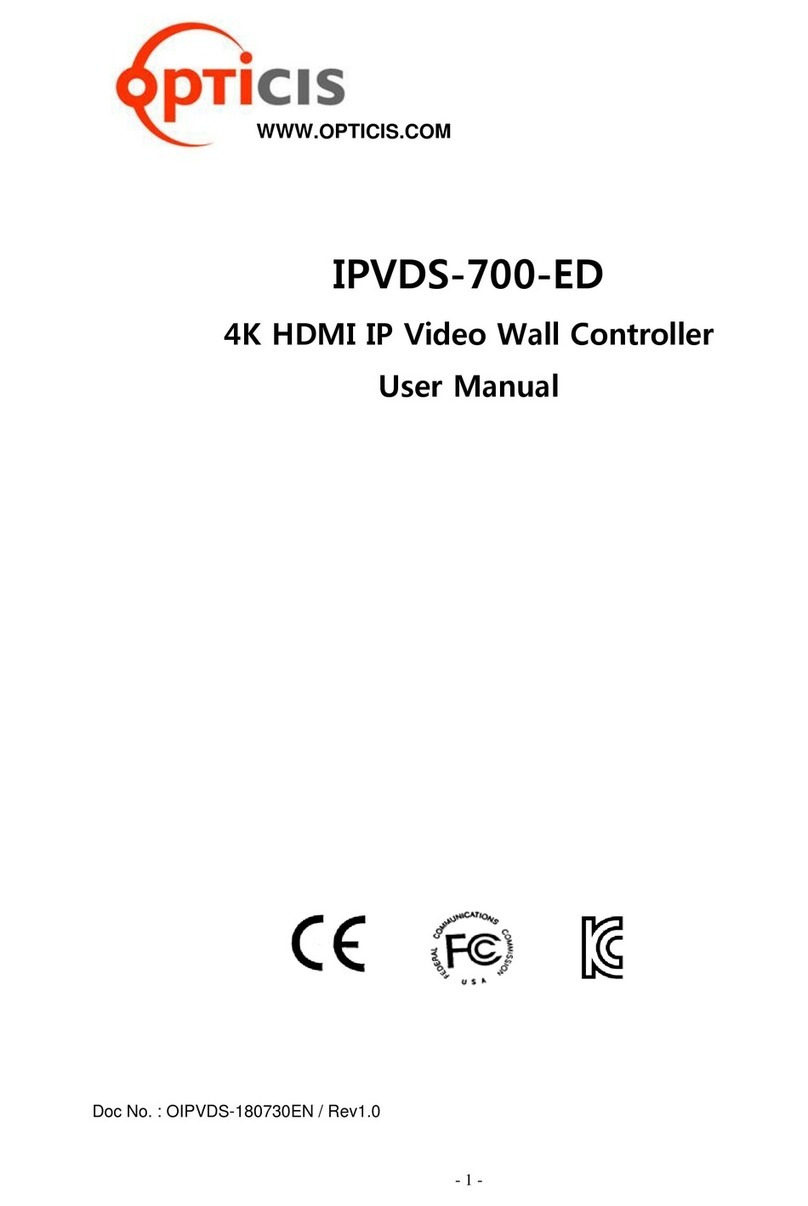 opticis IPVDS-700-ED user manual