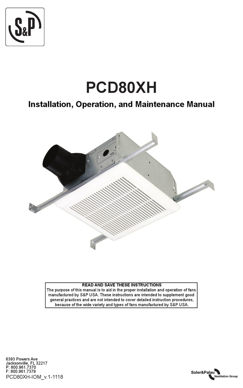 S&P PCD80XH Installation, operation and maintenance manual S&P PCD80XH Installation, operation and maintenance manual