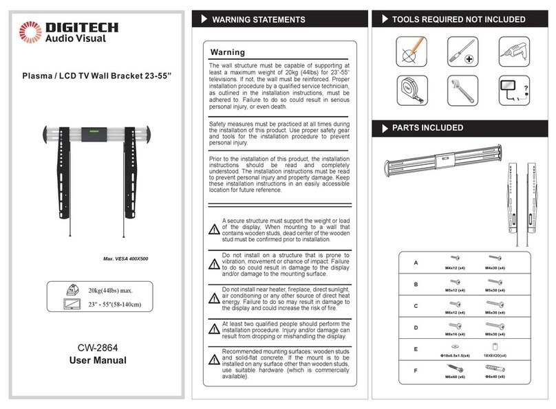 Digitech Audio Visual CW-2864 user manual