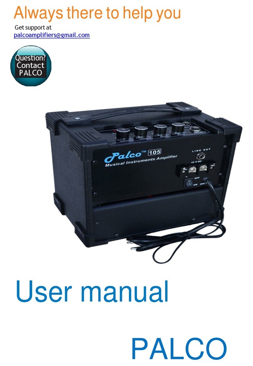 Palco 105 user manual
