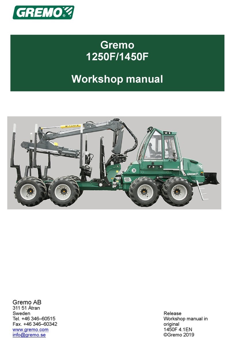 GREMO 1250F Workshop manual