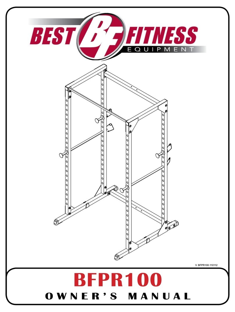 Best Fitness BFPR100 owner's manual