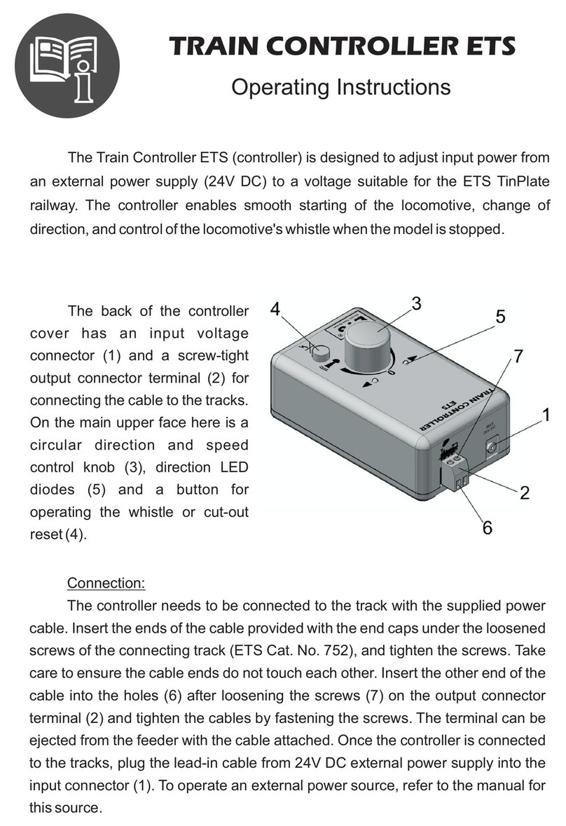 ETS Train Controller ETS operating instructions