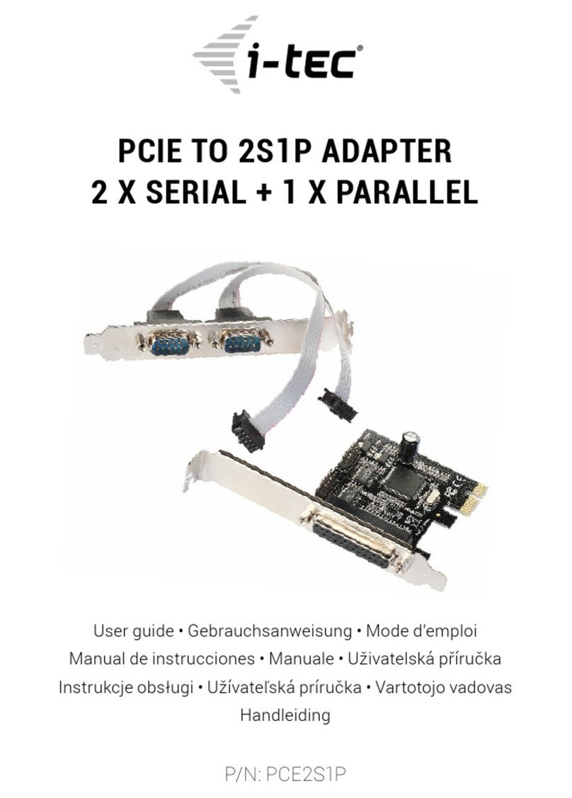 Itec PCE2S1P user guide