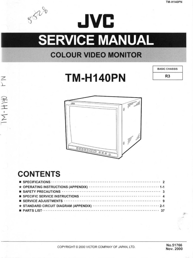 JVC TM-H140PN User manual