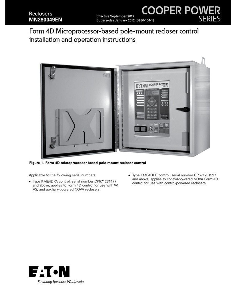Eaton COOPER POWER SERIES Service manual