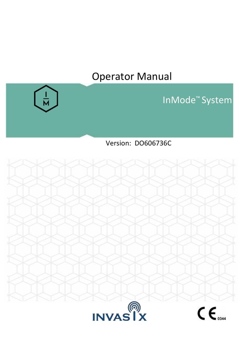 Invasix InMode Operator's manual Invasix InMode Operator's manual