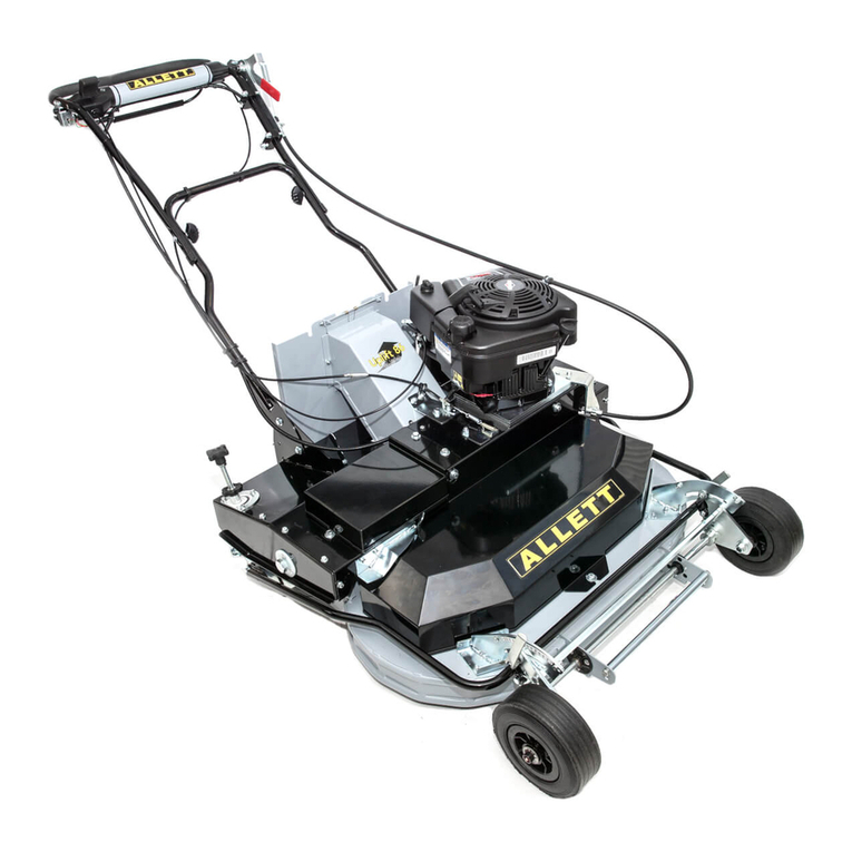 Allett UPLIFT86 Operator's & parts manual