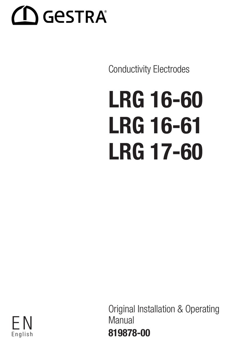 GESTRA LRG 16-60 Installation & operating manual