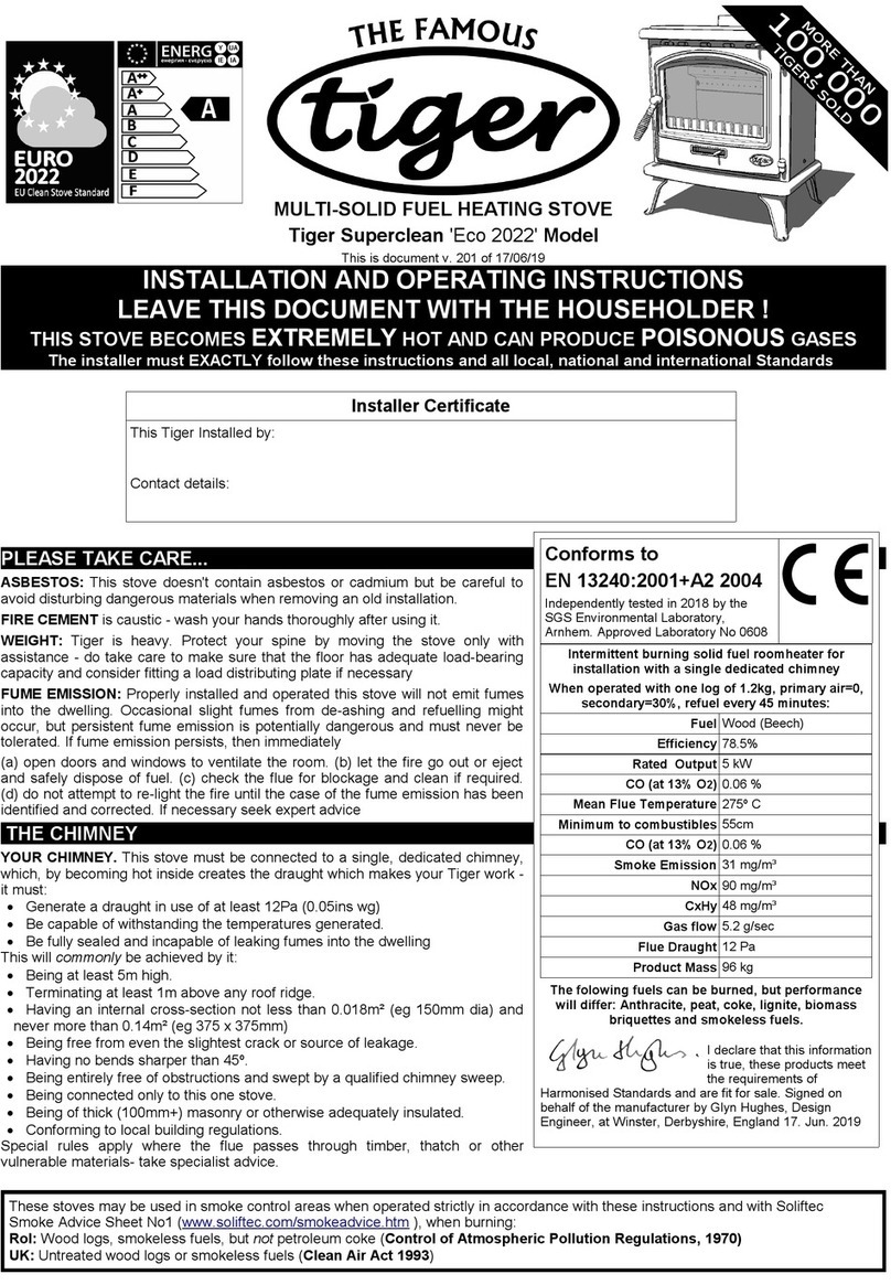 Tiger Superclean Eco 2022 Installation and operating instructions
