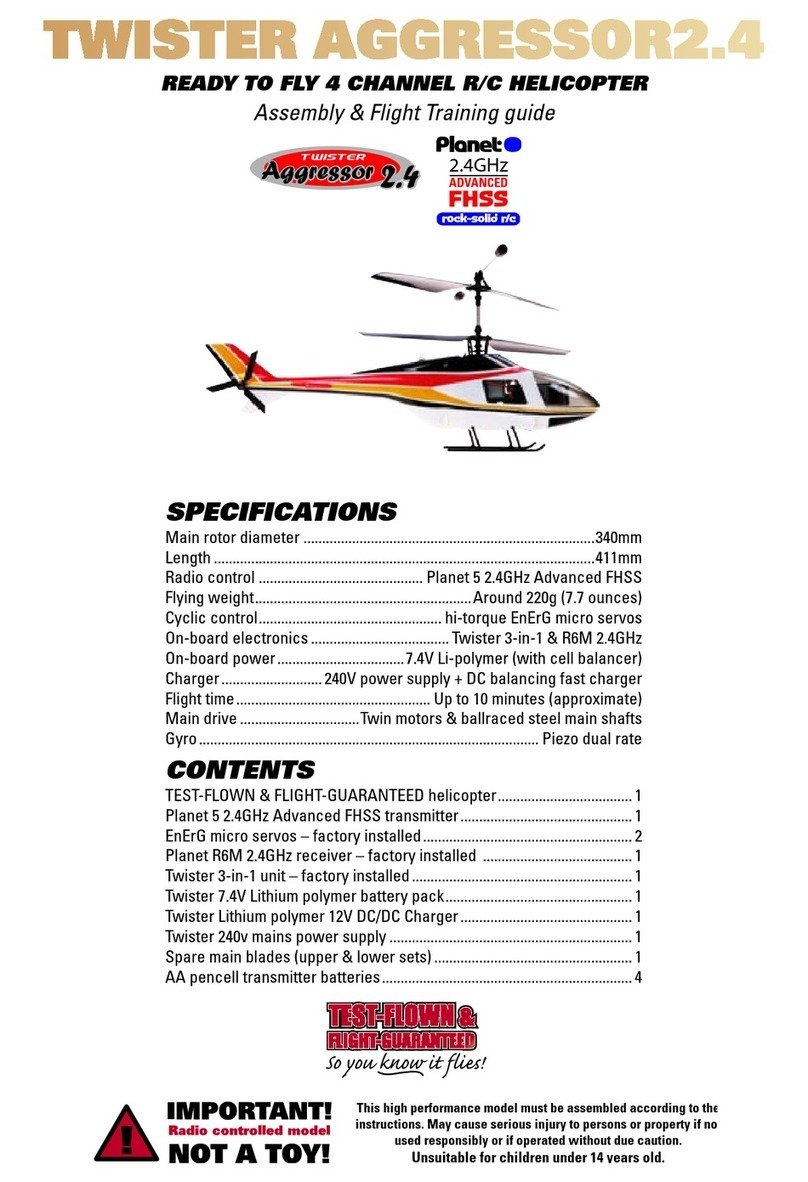 Twister Aggressor2.4 Assembly & flight training guide