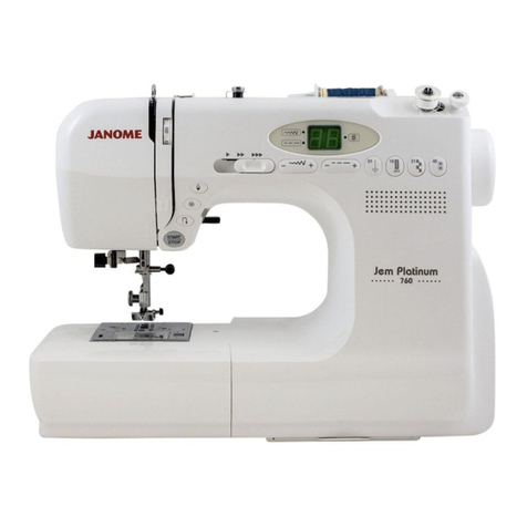 Janome JP720 Servicing manual