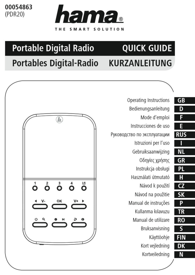Hama PDR20 quick guide