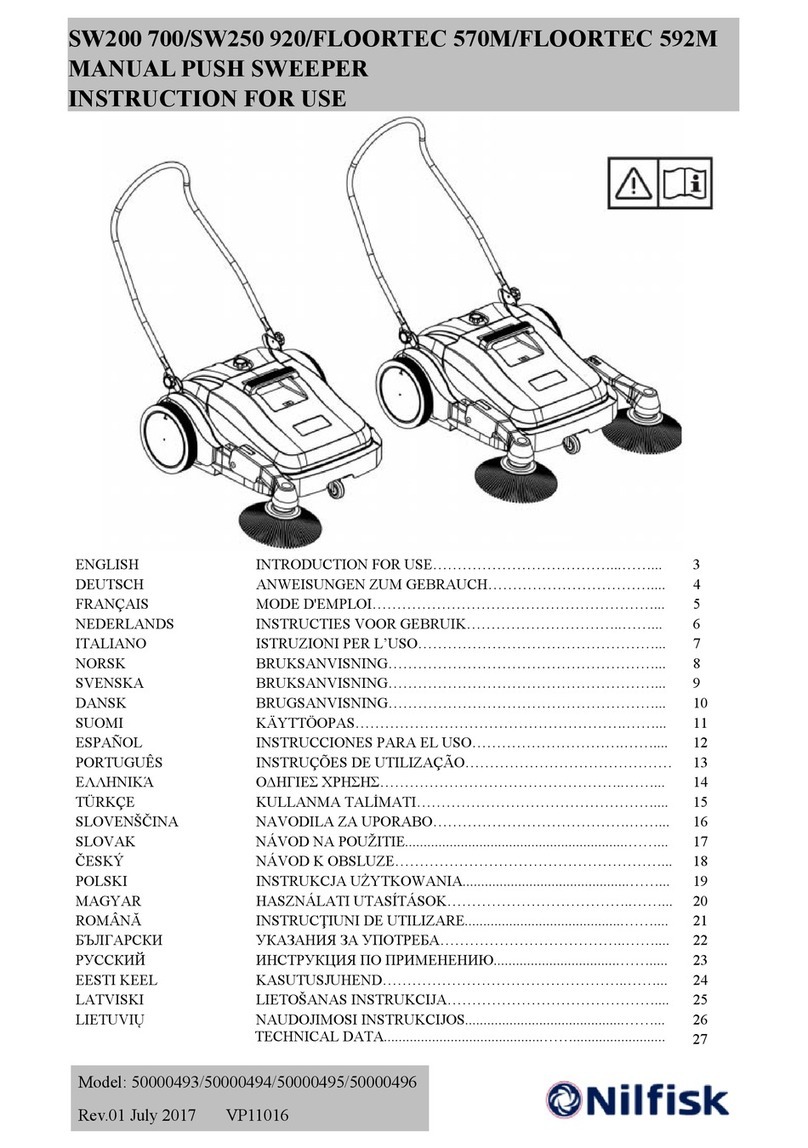 Nilfisk-Advance SW200 700 Instructions for use