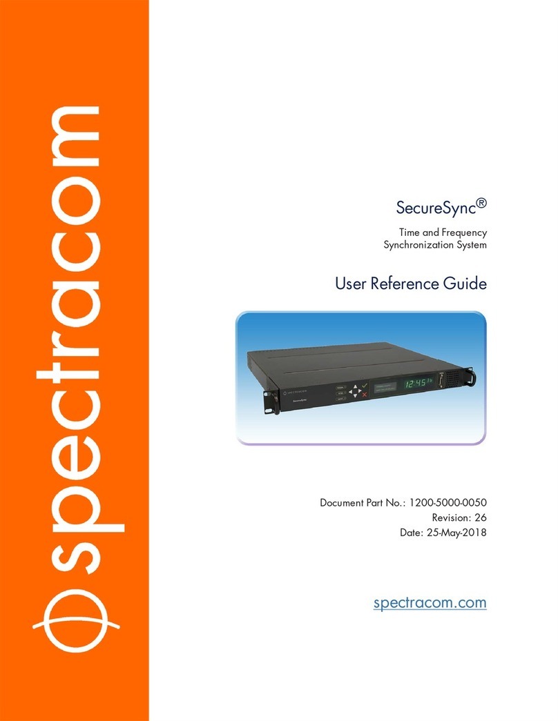 Spectracom SecureSync User reference guide Spectracom SecureSync User reference guide