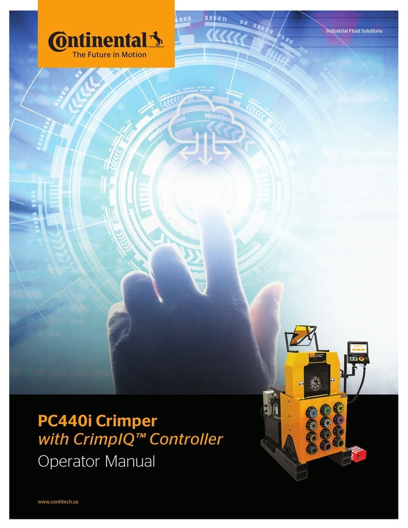 Continental Refrigerator PC440i Series Operator's manual