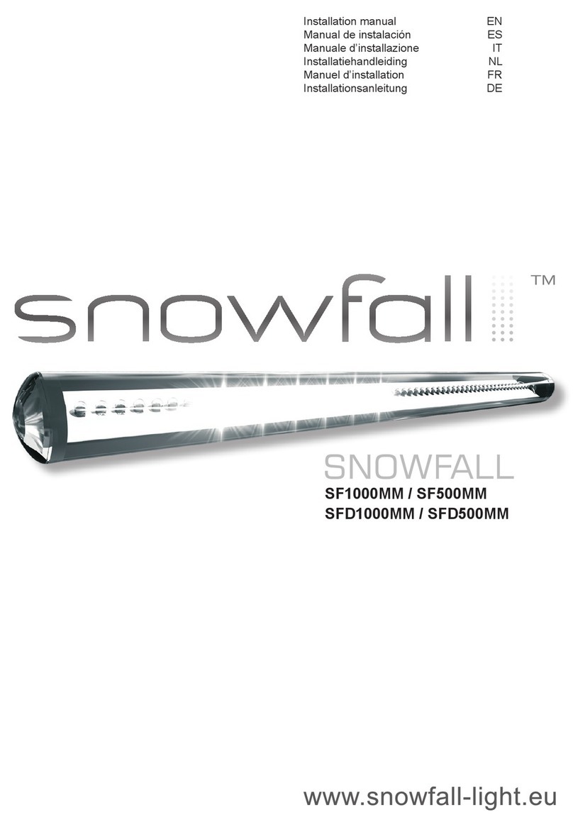 Snowfall SD1000MM installation manual