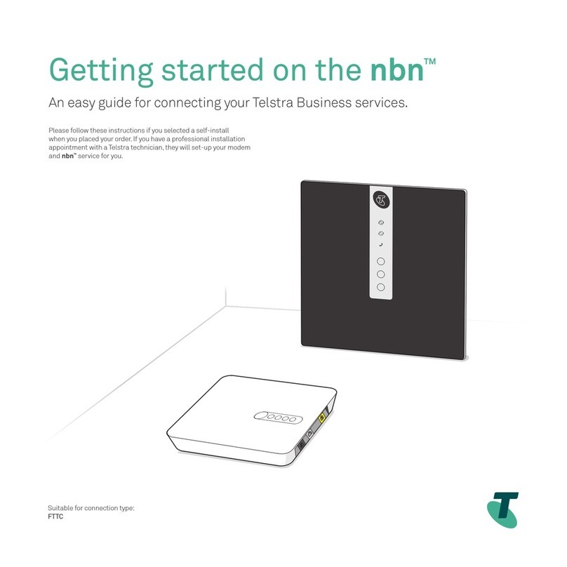 Telstra nbn FTTC quick start guide
