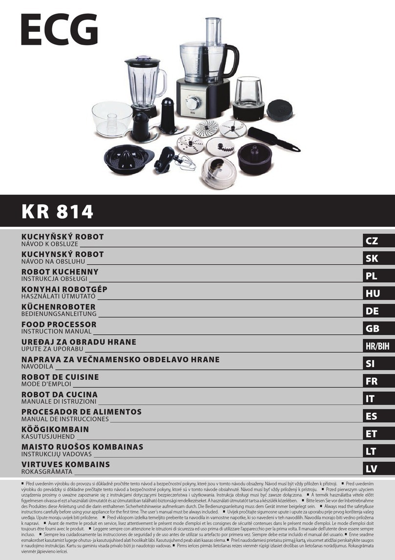 ECG KR 814 User manual