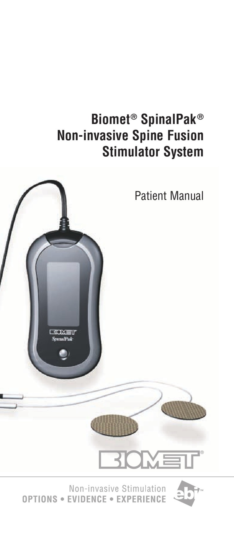 BIOMET SpinalPak User manual