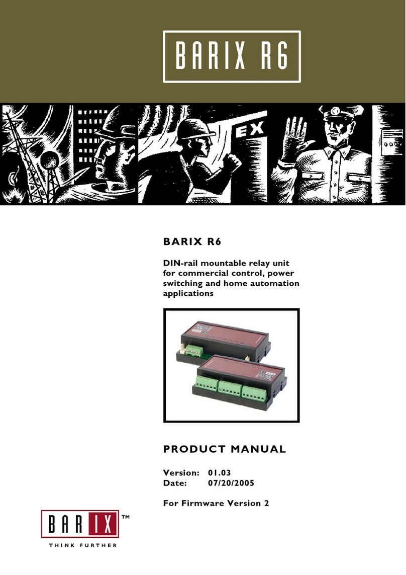 BARIX R6 product manual