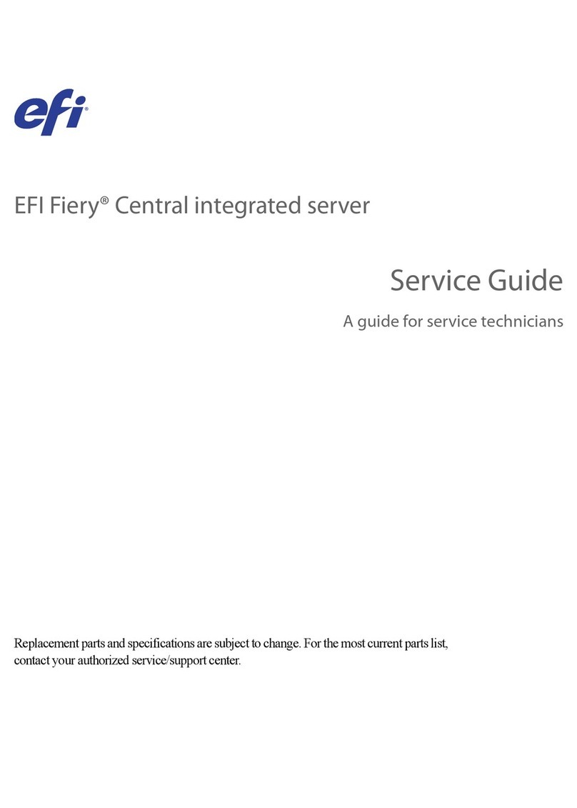 EFI Fiery User manual