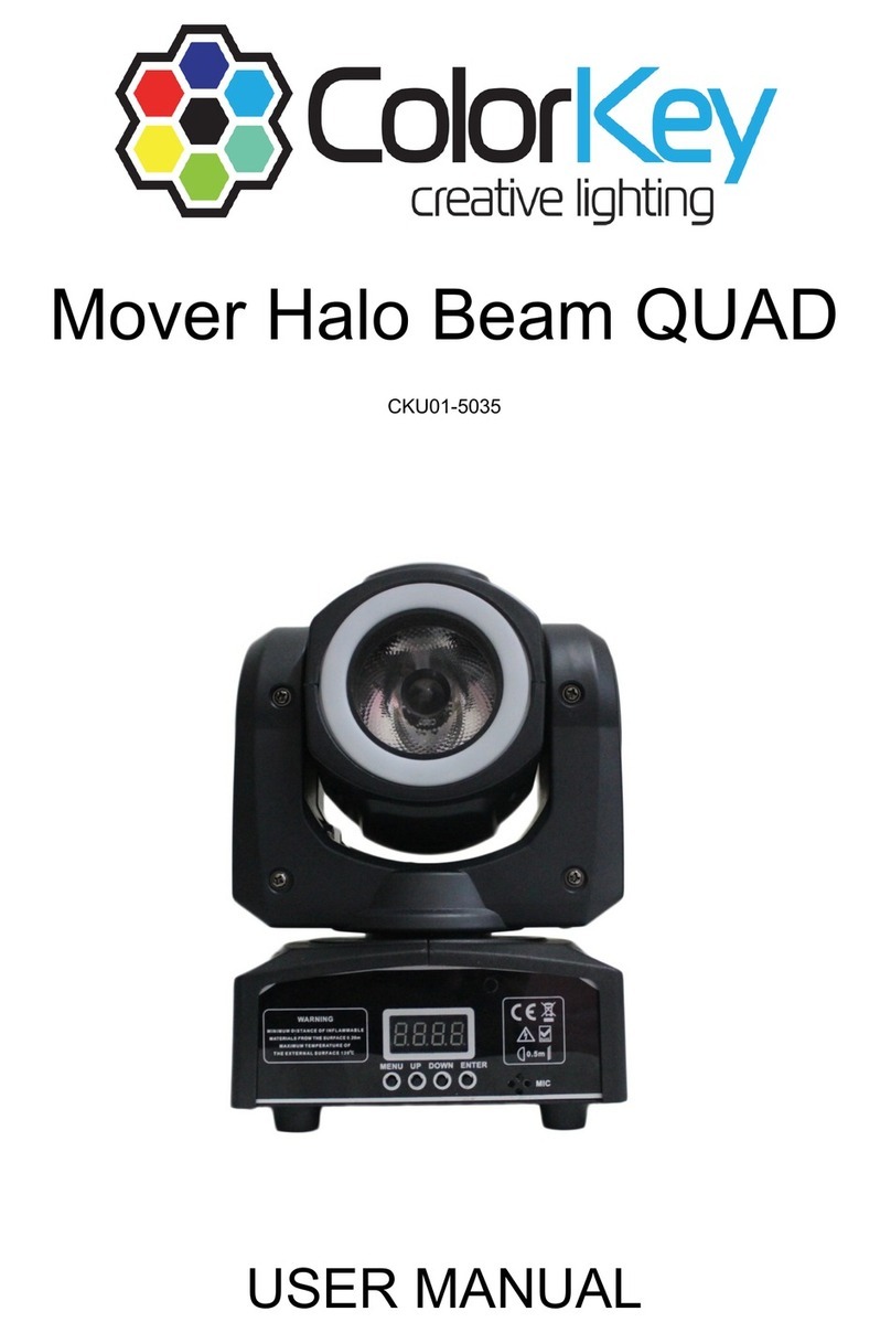 ColorKey Mover Halo Beam QUAD user manual