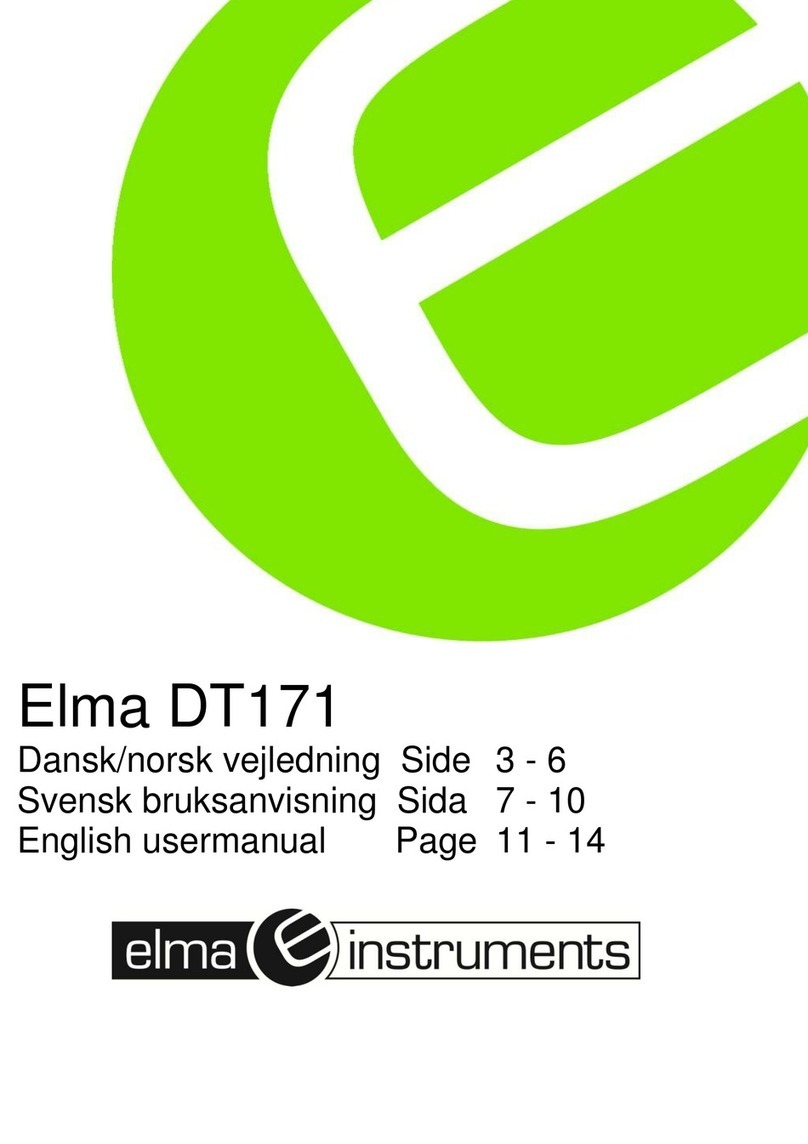 Elma Instruments DT171 User manual