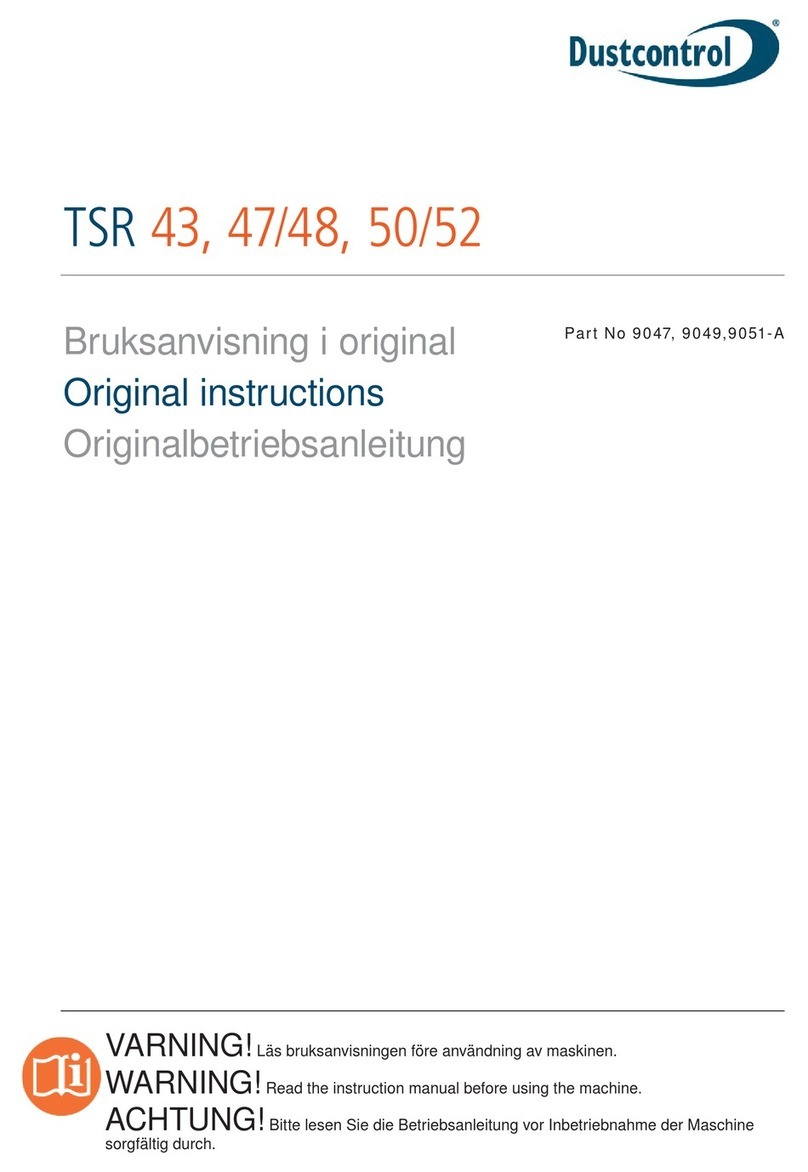 Dustcontrol TSR 43 User manual
