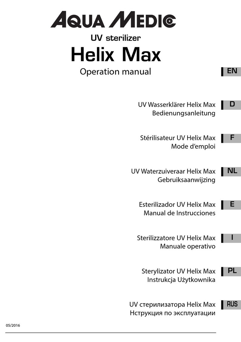 Aqua Medic Helix Max Series Operation manual Aqua Medic Helix Max Series Operation manual